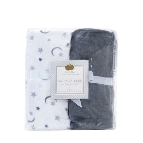 Cozy Fleece Microplush Fitted Crib Sheets & Reviews Wayfair